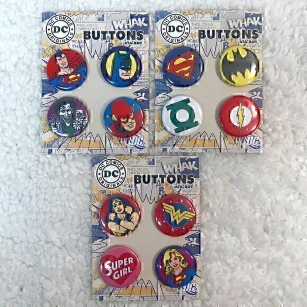 Ata-Boy "DC Comic Originals" Button Assortment